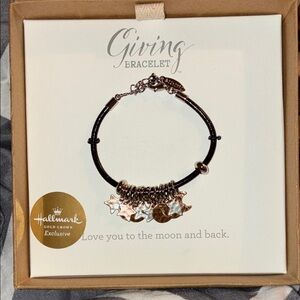 Hallmark Giving Bracelet with Silver and Gold Stars